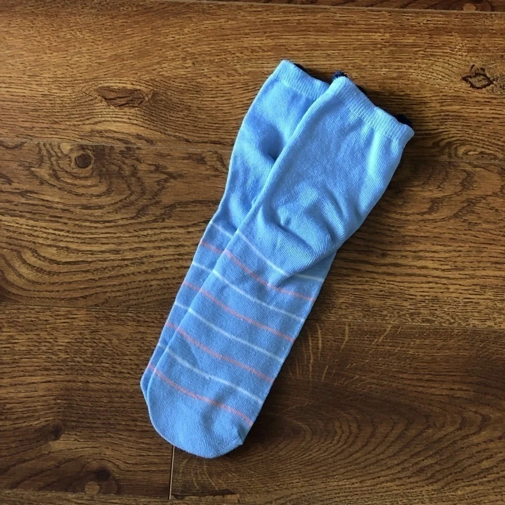 Blue owl crew socks